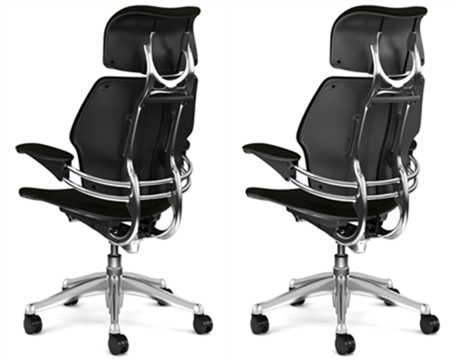 Freedom Task Chair with Headrest and Aluminium Frame