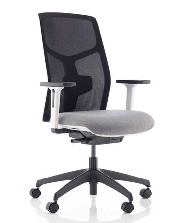 Boss Design Tauro Chair Grey Seat and Black Back