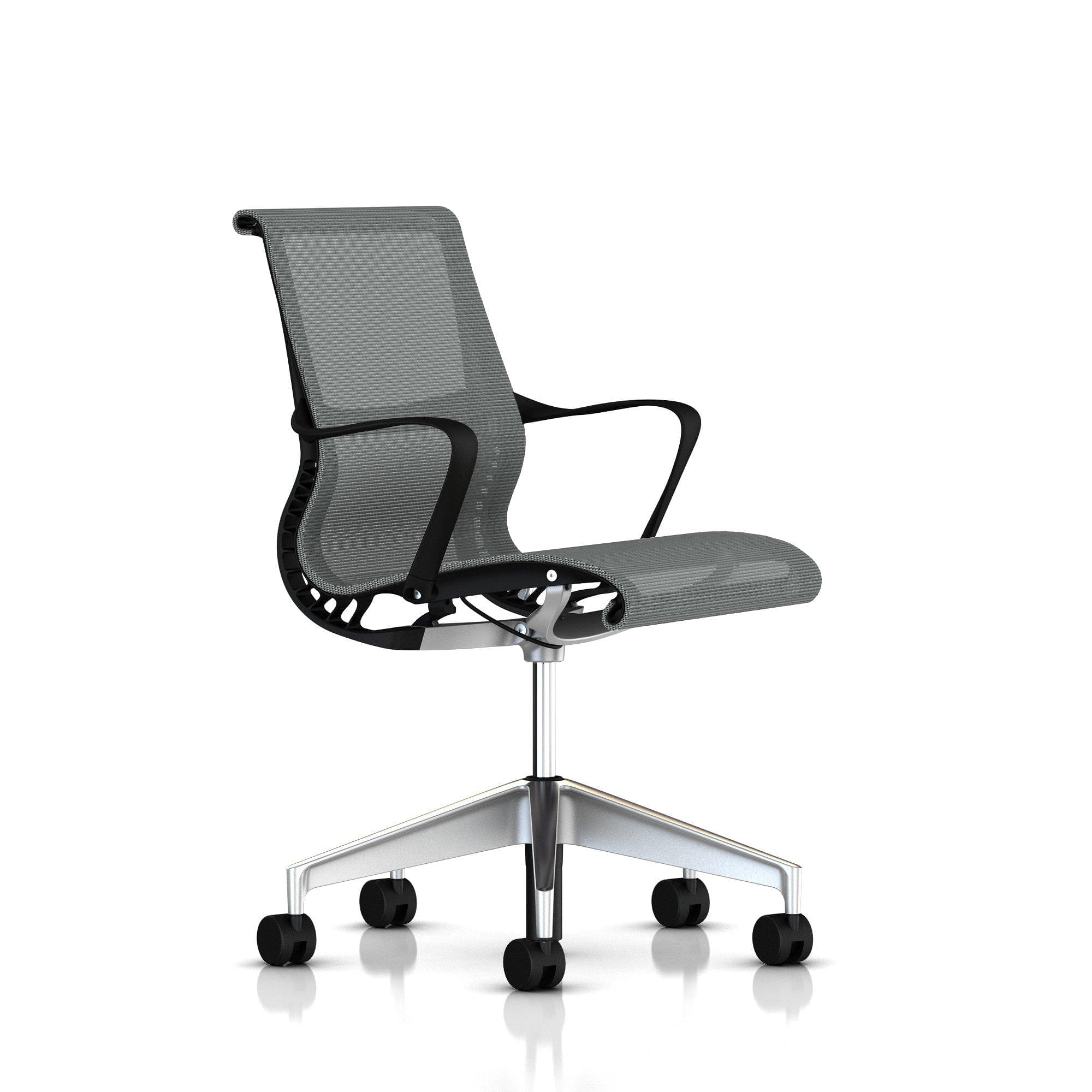 Setu Chair Graphite Frame, Alpine Lyris Fabric