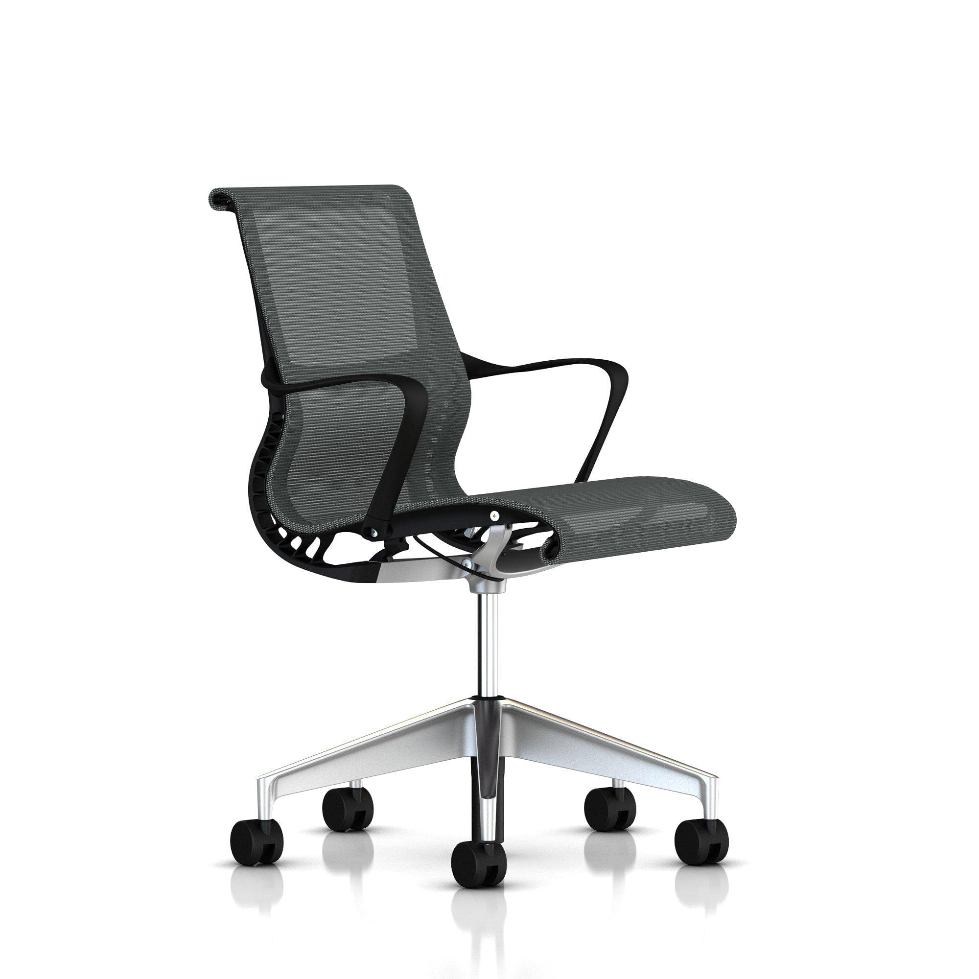 Setu Chair Graphite Frame Slate Grey Lyris