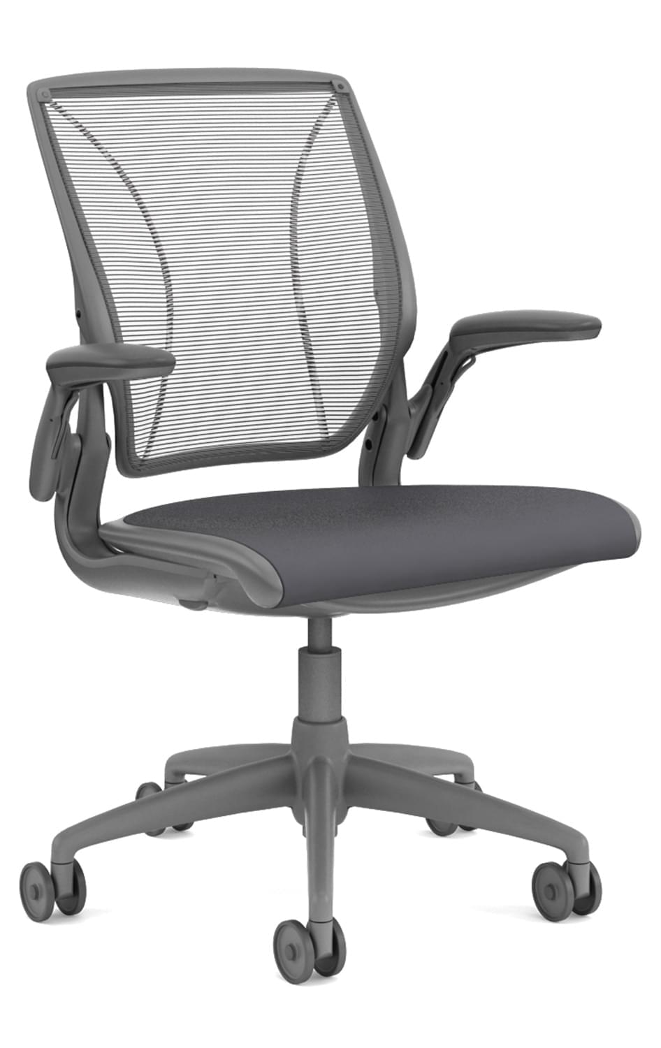 Humanscale World Chair Grey Frame Graphite Mesh