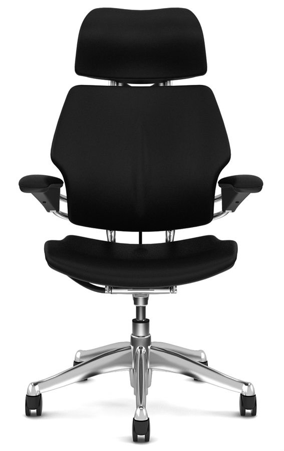 Freedom Task Chair with Headrest and Aluminium Frame