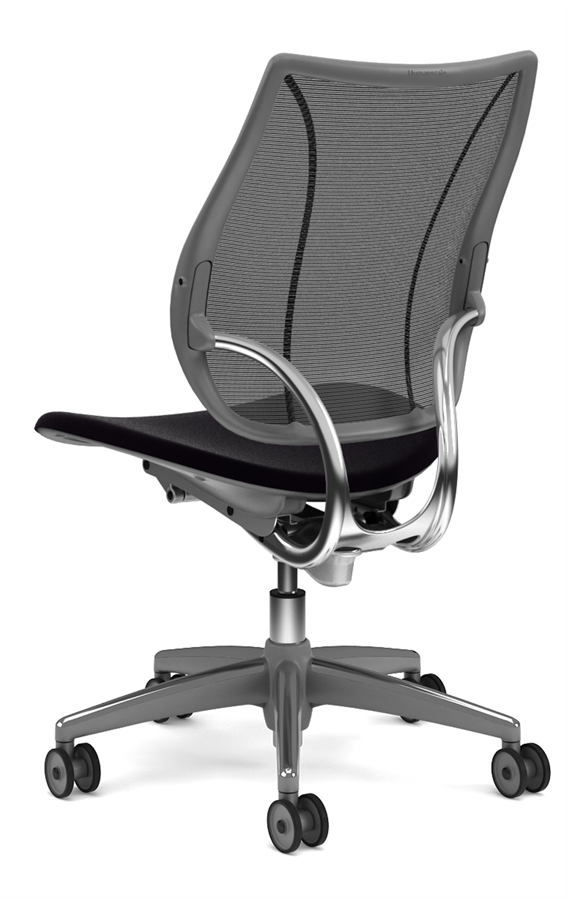 Liberty Office Chair No Arms Silver Back