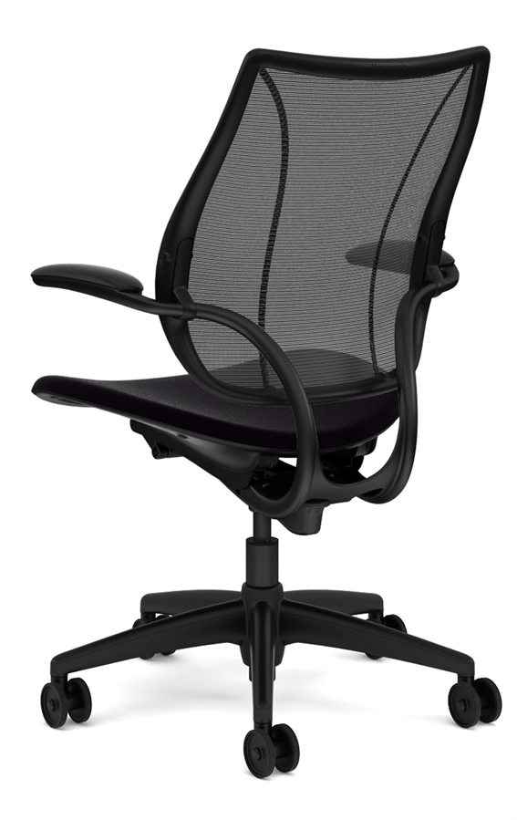 Liberty-Chair-L116-Fixed-Arm-Black