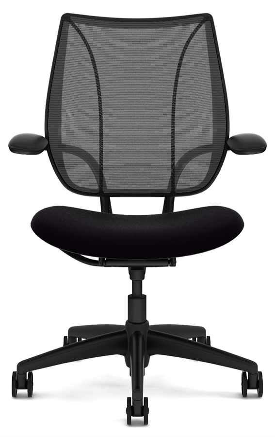 Liberty-Chair-L116-Fixed-Arm-Black