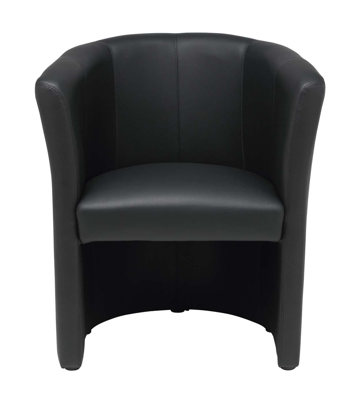 Nero Black Reception Chair