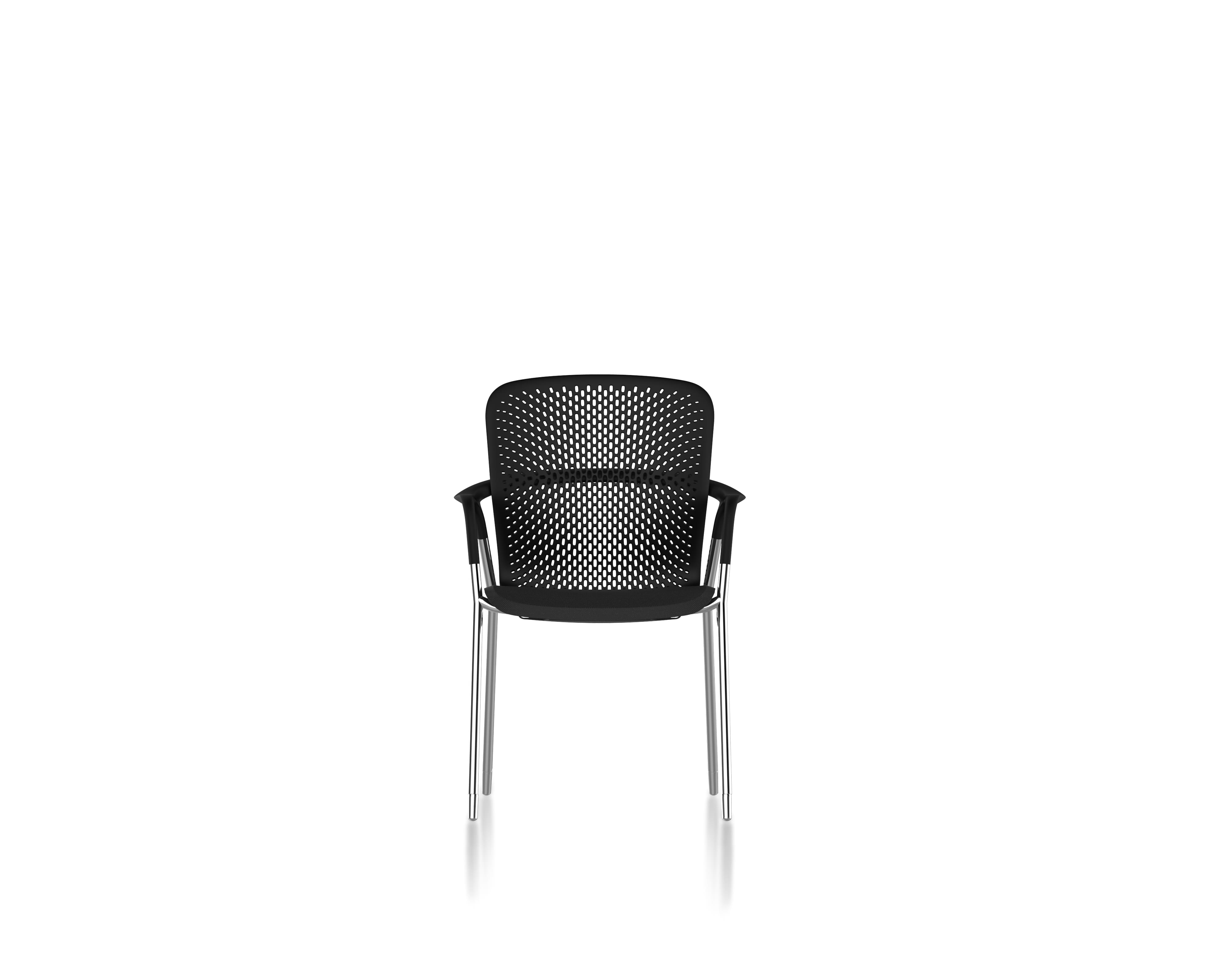 Herman Miller Keyn Chair Chrome Frame Black Shell