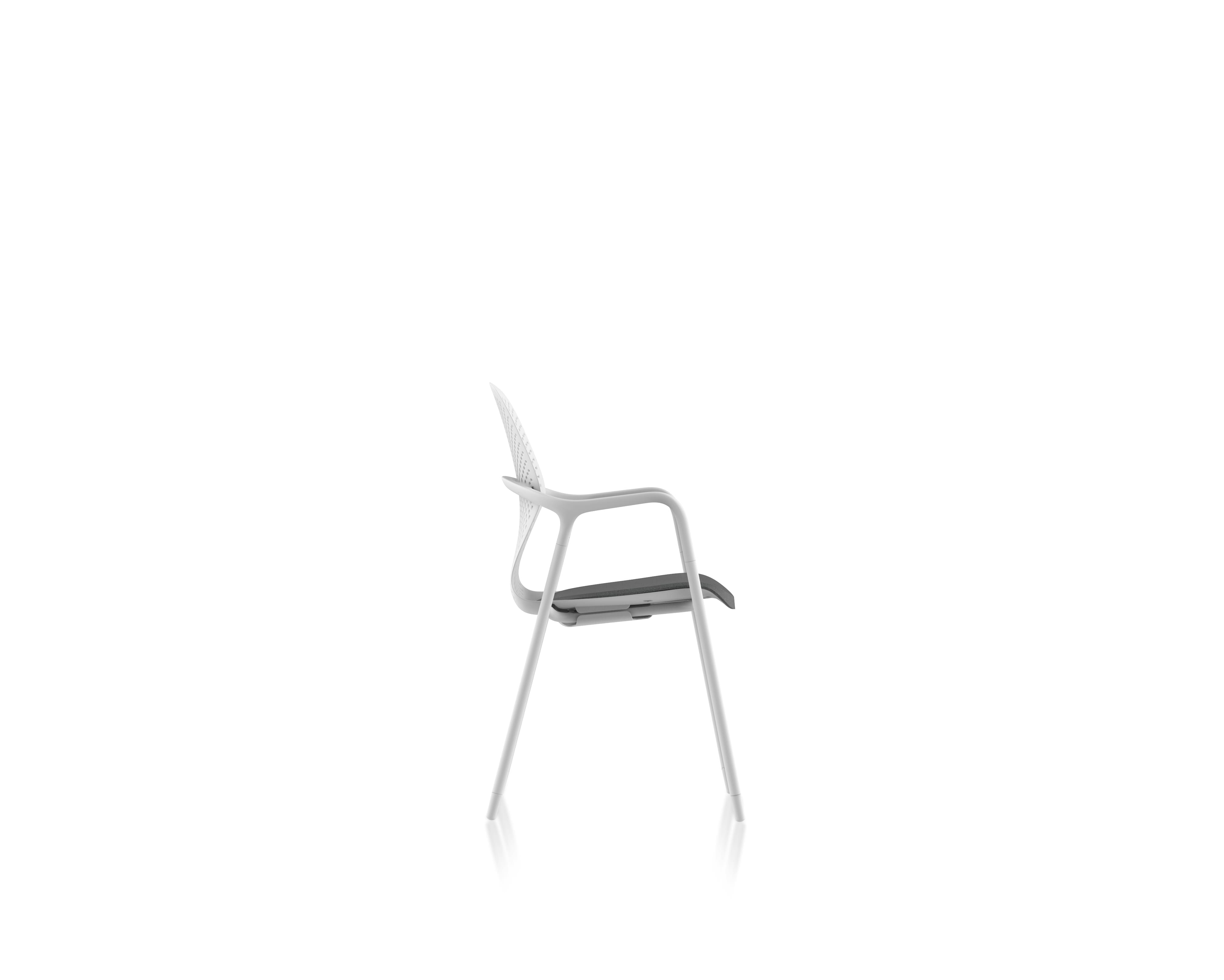 Herman Miller Keyn Chair White Frame White Shell