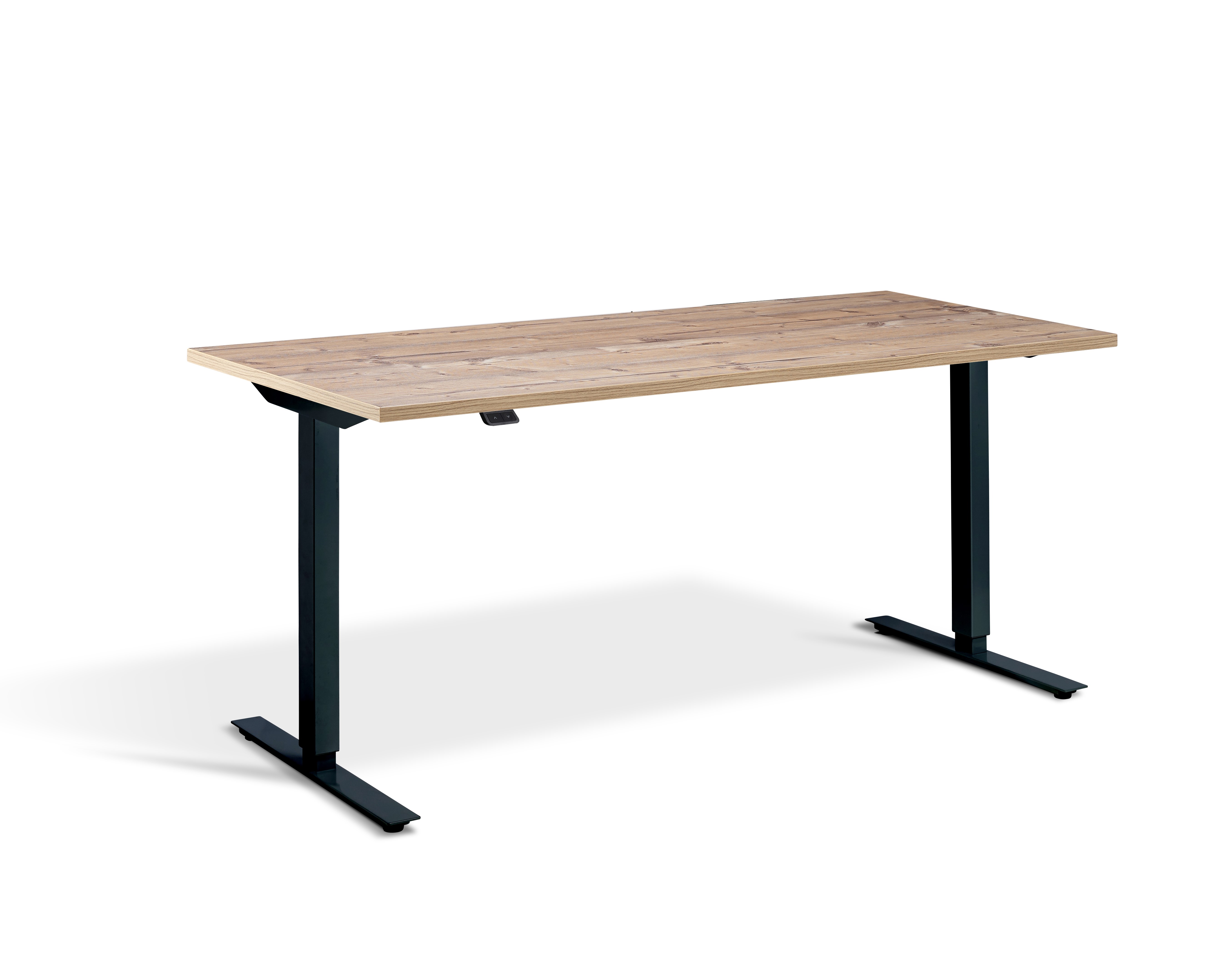 Black Zero Timber Sit Stand Desk