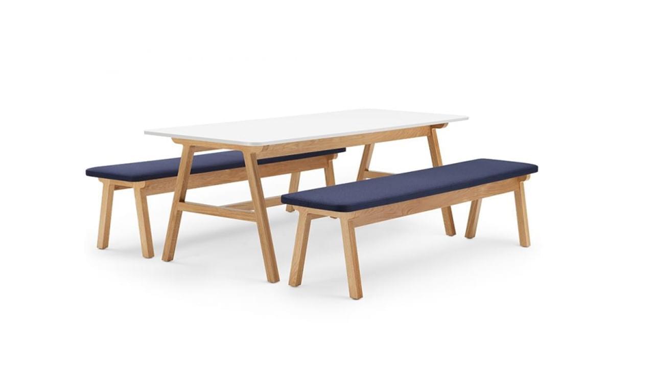 Agent Dining Table with Benches