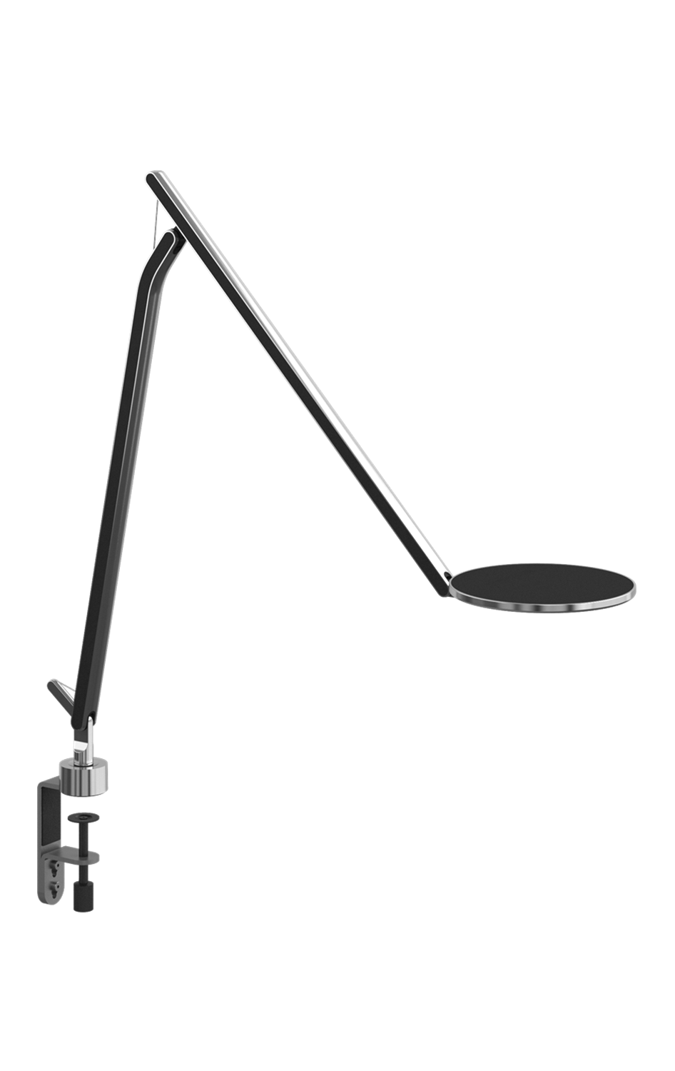 Humanscale Infinity Taks Light Black with Clamp
