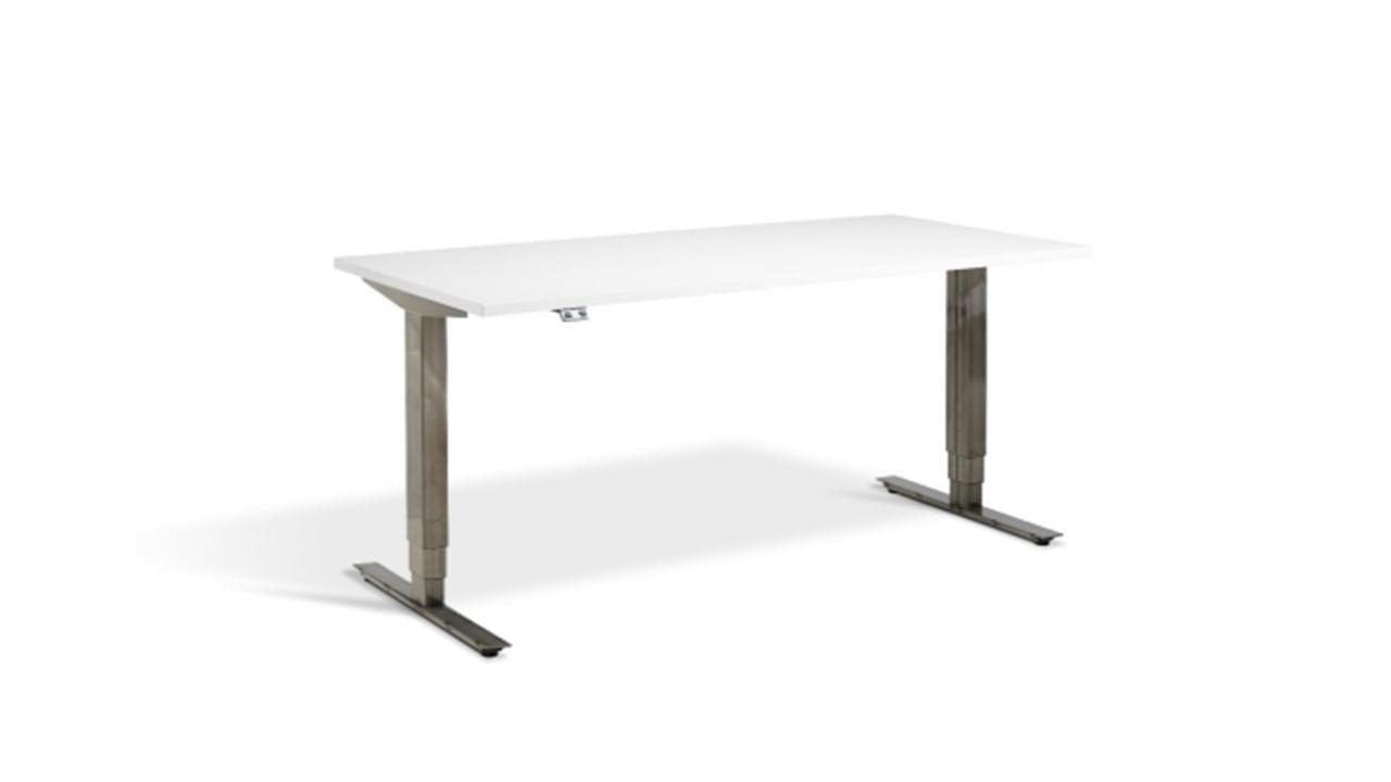 Forge Sit Stand Desk with White Top