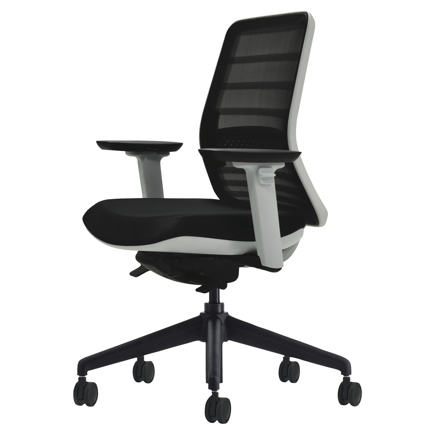 Tonique Home Working Chair Light Grey (Left)