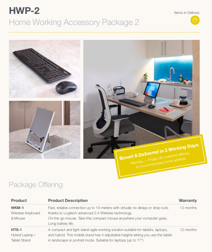 Homeworking Accessory Package 2