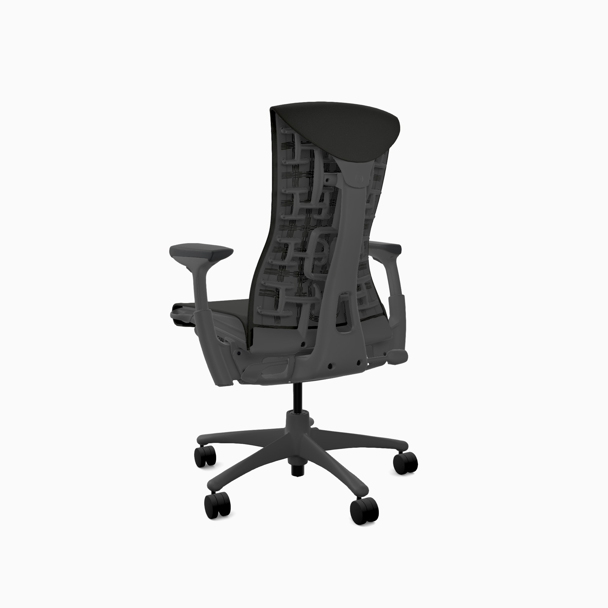 Herman Miller Embody Chair (Graphite Frame, Graphite Base, Rhythm Black ...